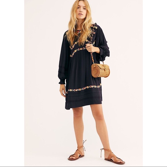 Free People Dresses & Skirts - NWT Free People Pasadena Embroidered Mini
